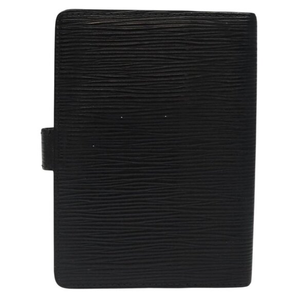 LOUIS VUITTON Epi Agenda PM Day Planner Cover Black R20052 LV Auth 106768 - Picture 3 of 16